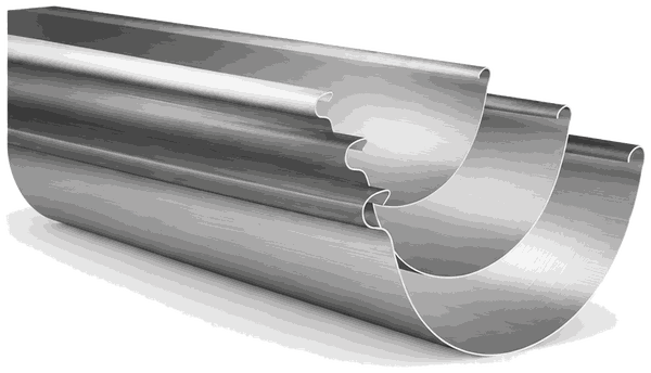 Aluminum Half-Round seamless gutter profile