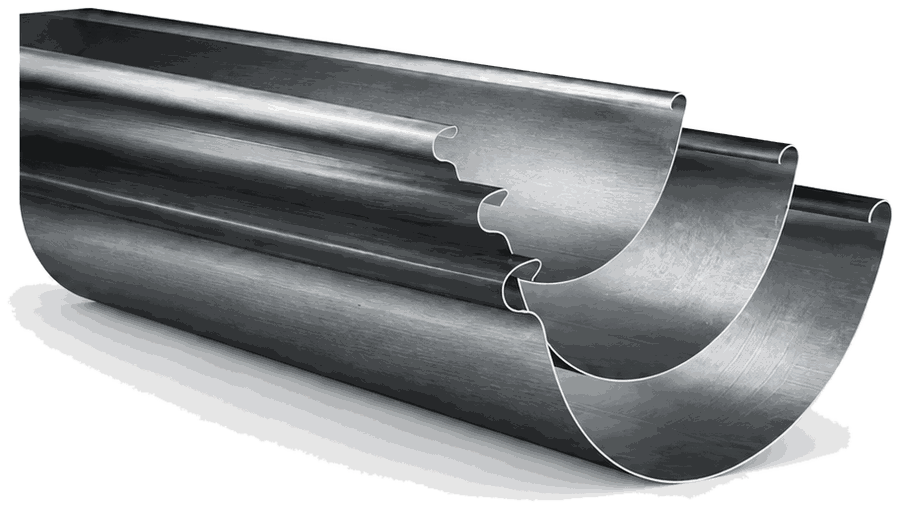 Steel Half-Round seamless gutter profile