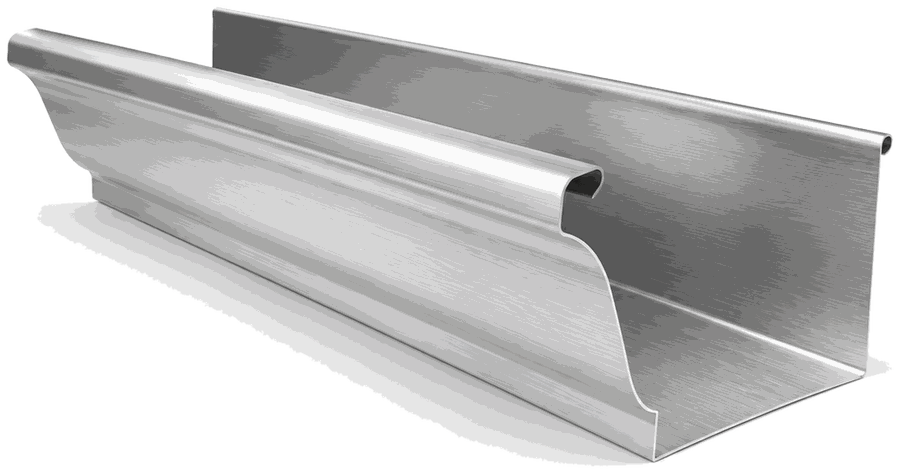 Aluminum K-Style seamless gutter profile