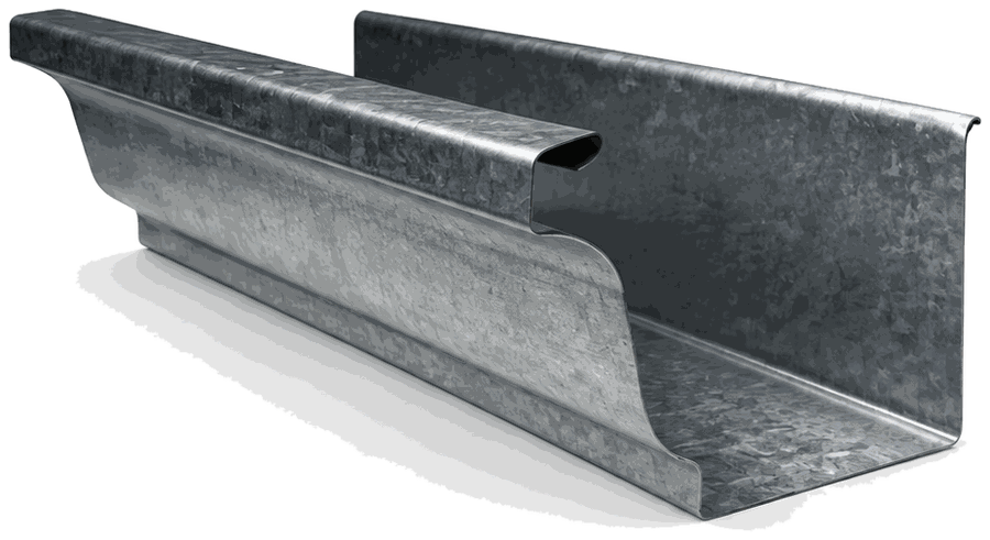 Steel K-Style seamless gutter profile